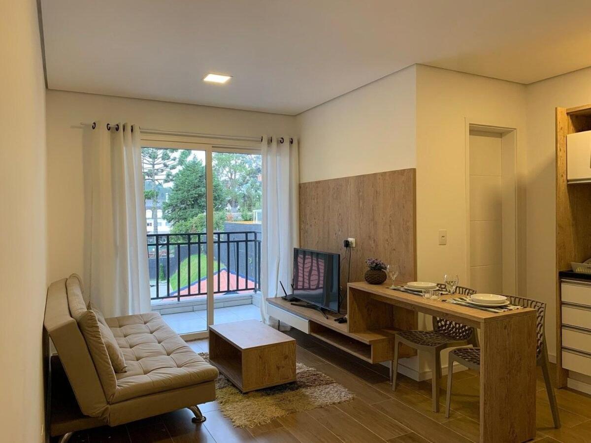 Flat Novo, Aconchegante E No Coracao Do Capivari / Internet + Aquecedores Кампус-ду-Жордау Экстерьер фото