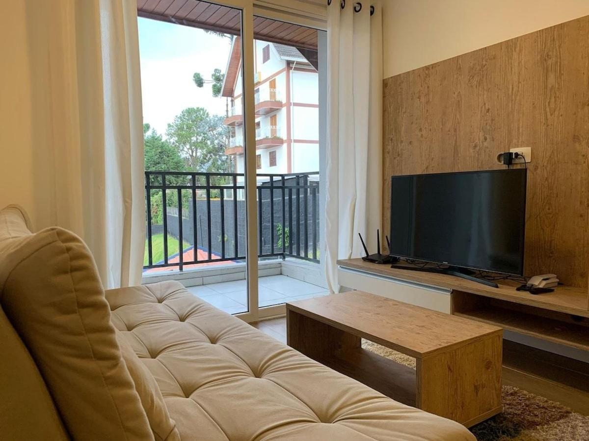 Flat Novo, Aconchegante E No Coracao Do Capivari / Internet + Aquecedores Кампус-ду-Жордау Экстерьер фото